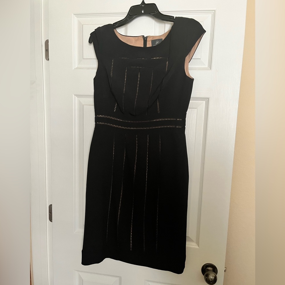 Adrianna Papell Black with lace detailing Dress
